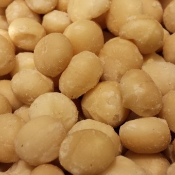 Rauwe macadamia vierkant