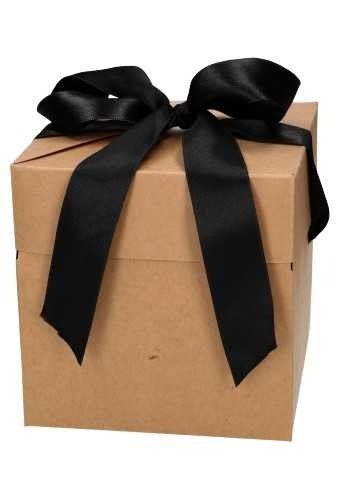 Smallgeschenkdoos regalo kraft  zwart l15535133